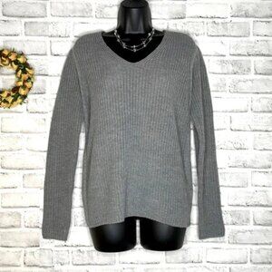 Kut from the Kloth Chunky Grey Knit Sweater Small